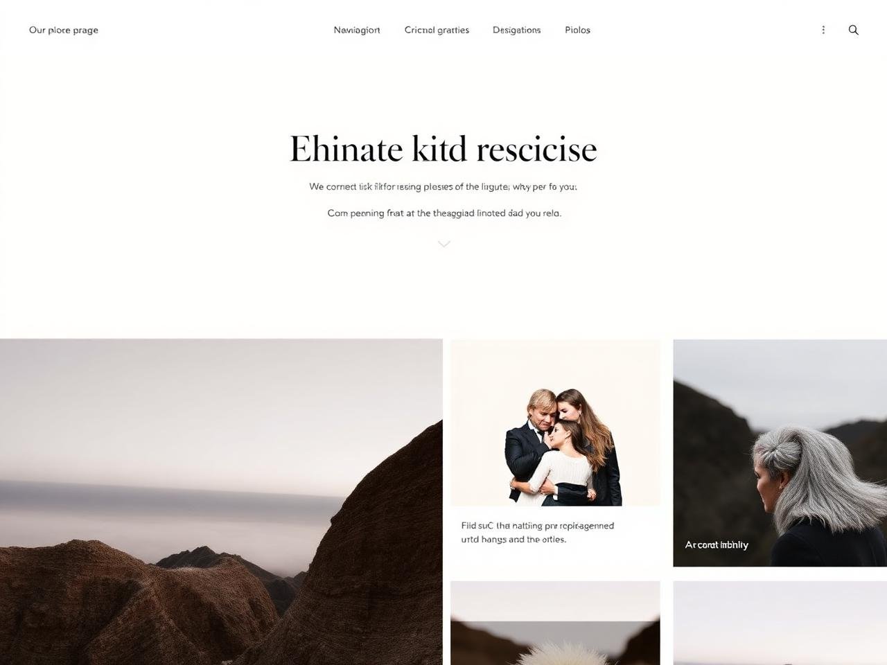 Squarespace portfolio sample