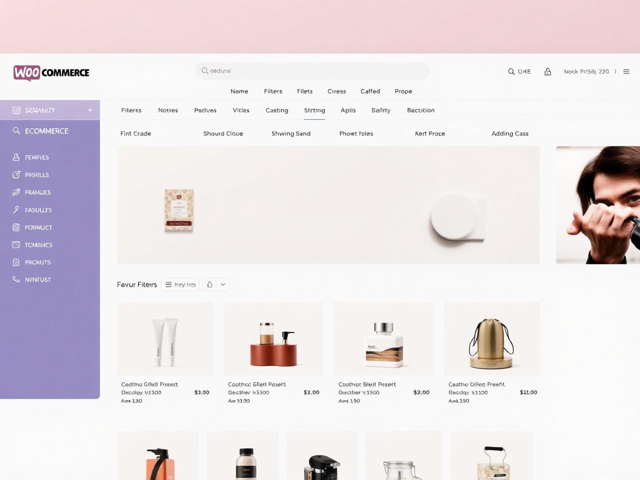 WooCommerce store sample